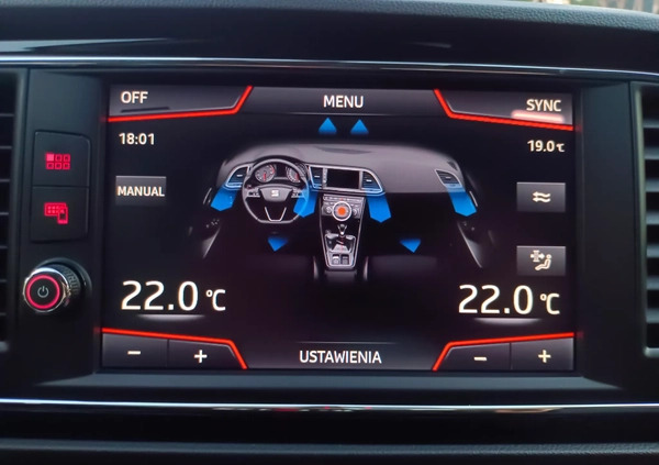Seat Leon cena 67950 przebieg: 145630, rok produkcji 2019 z Łuków małe 631